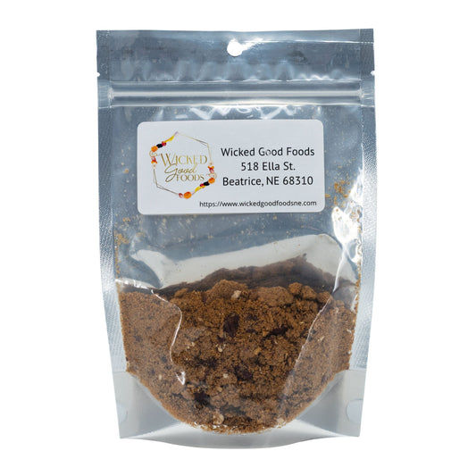 Two 2 oz packs of Wicked Good Foods freeze dried chili soup in a food multipacks image, showing the packaging and product details.