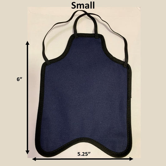 Crazy K Farm Pet and Poultry hen saddle for hens, made in the USA, with adjustable straps and durable fabric for hen protection.
