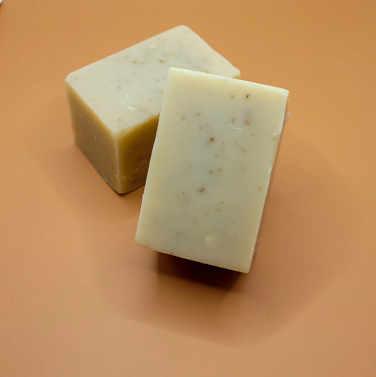 Evolve Botanica Baby Love Goatmilk Specialty Soap wrapped in unprinted glassine bag for shipping.