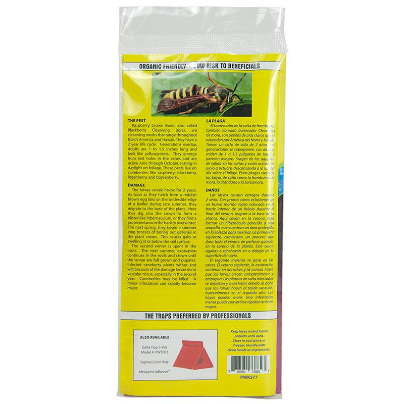 Grow Organic Pest Wizard Raspberry Crown Borer Trap Kit for effective pest control in raspberry plants.