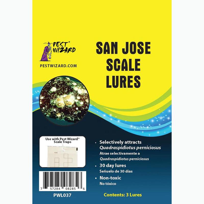 Grow Organic Pest Wizard San Jose Scale Lure 3-pack for effective pest control on trees and plants.