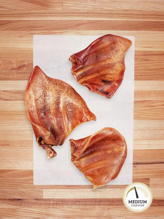 Farm Hounds hog ears chew for dogs, natural and tasty dog treat made from premium hog ears, ideal for healthy dog chews.