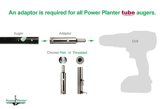 8-inch Power Planter Auger with heavy-duty tip for efficient soil drilling, 8" x 28" heavy-duty auger for tough outdoor tasks