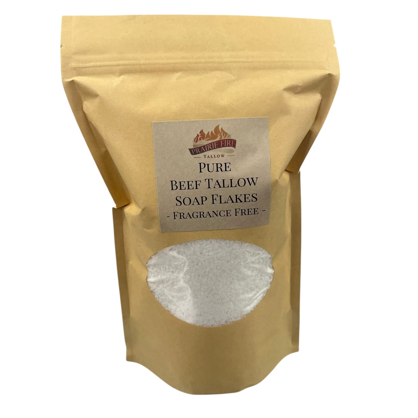 Fragrance-free Prairie Fire Tallow bar soap with pure beef tallow, natural, organic, for face, body, and hair cleansing and moisturizing.
