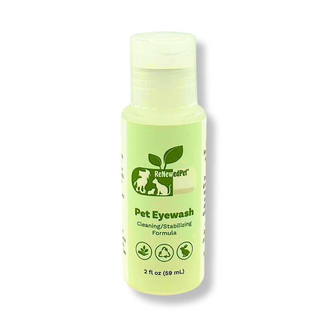 ReNewedPet Pet Health Grooming shampoo samples for hairless pets, suitable for regular baths and skin care.