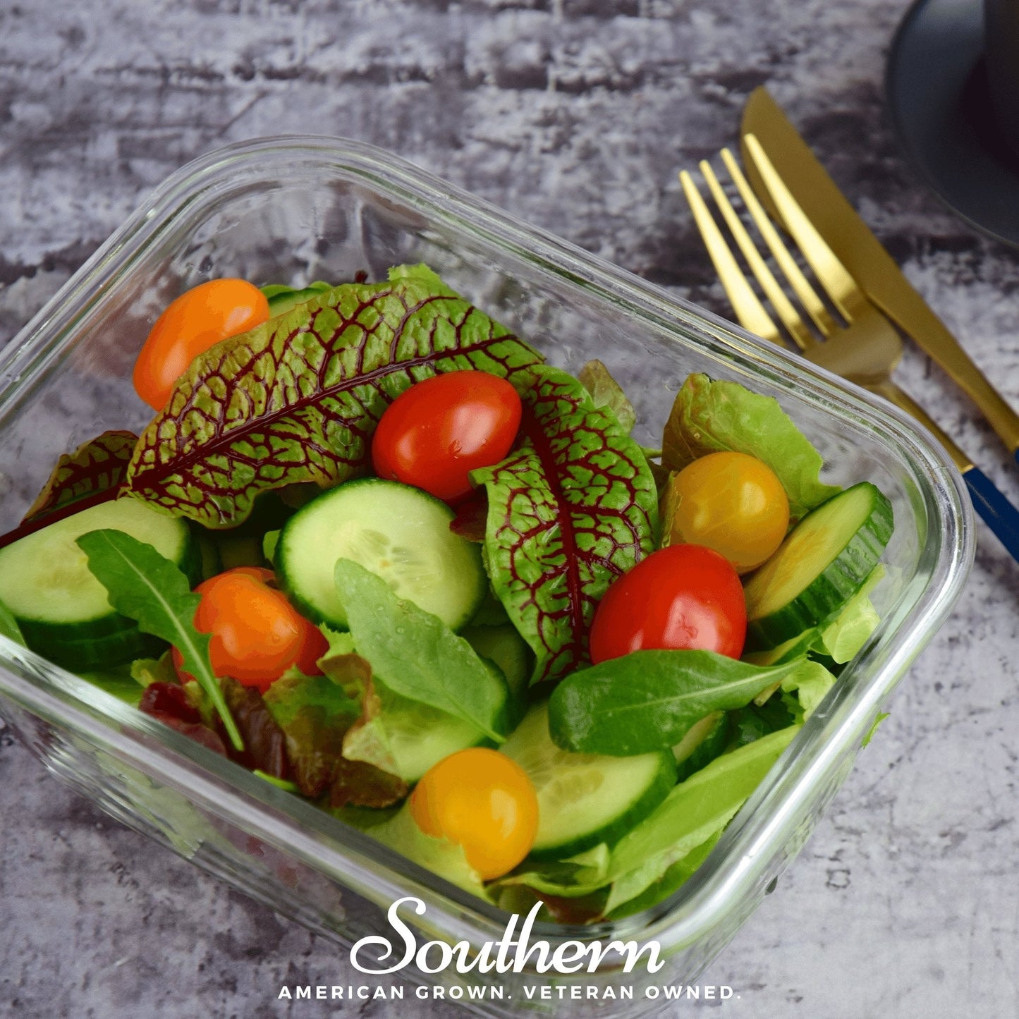 Red veined sorrel plant with vibrant red veins on green leaves, shown with a packet of 200 seeds from Southern Seeds.