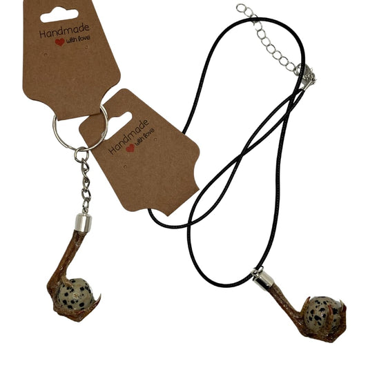 Quailz.com by Undique LLC quail feet necklace with silver chain, featuring detailed quail feet pendant and adjustable chain.