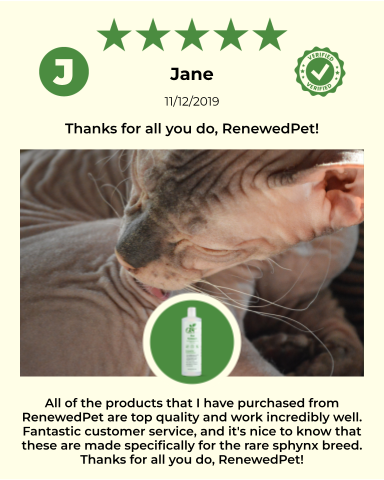ReNewedPet 4-ALL Pets Eyewash bottle with pet grooming solution for eye cleaning, shown in a graphic image.