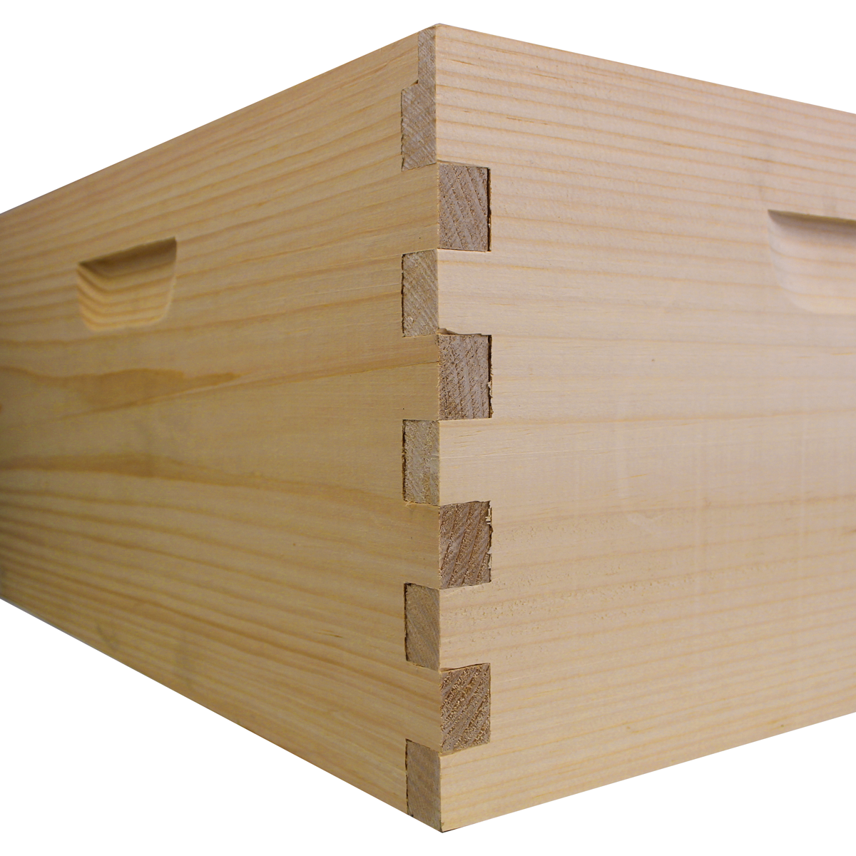 Galena Farms 10-frame beehive kit with deep finger joint boxes, frames, wax-coated foundations, Amish-made full hive for beekeeping