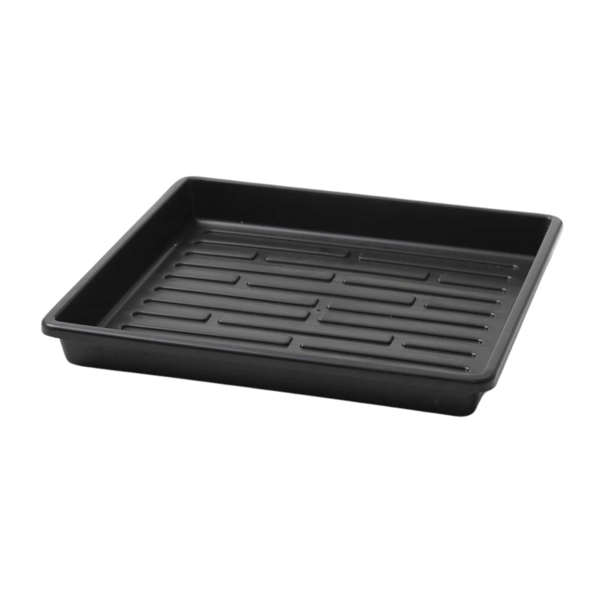 Bootstrap Farmer 1010 shallow seed tray with no drainage holes, ideal for starting seedlings and germinating seeds.