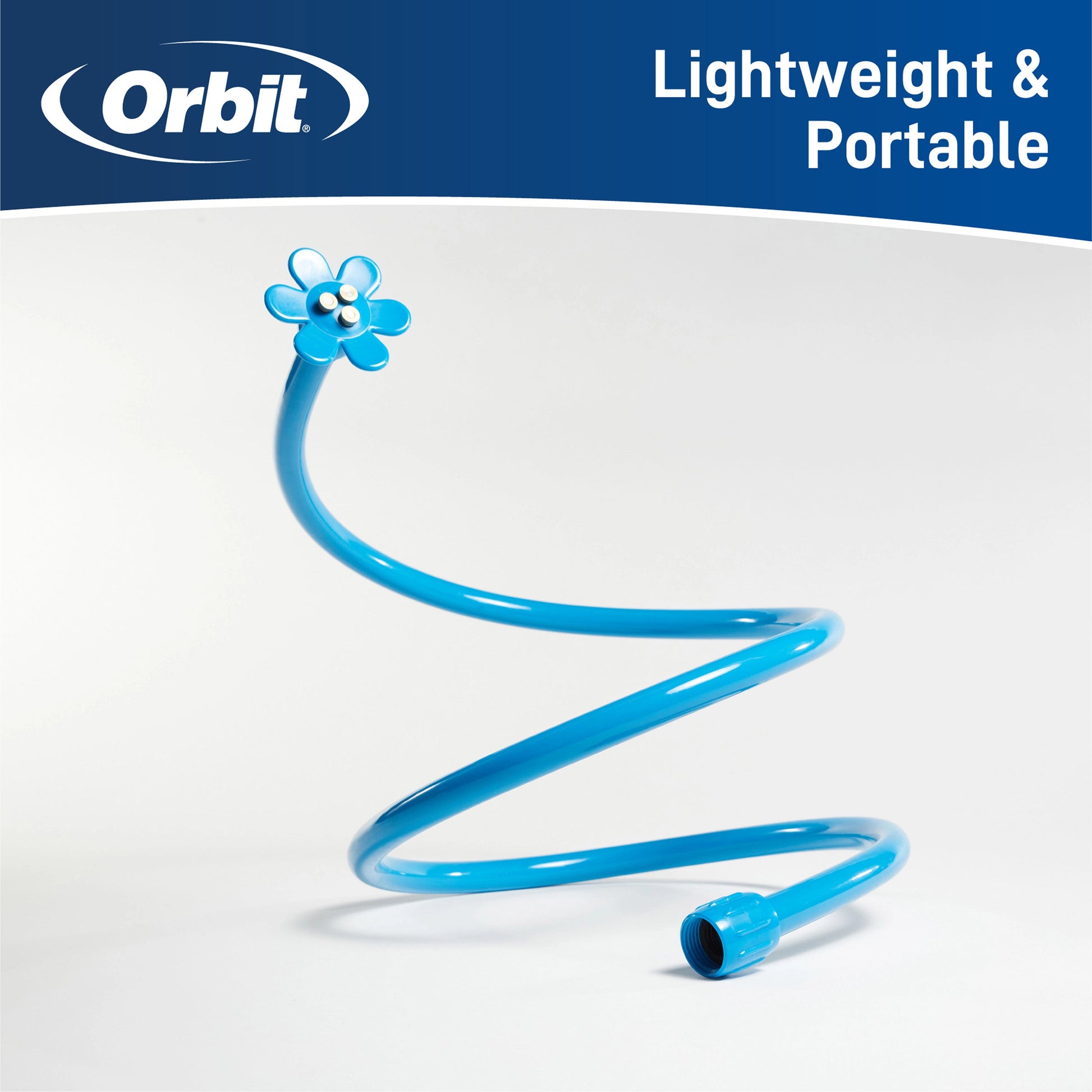 Orbit Irrigation Cobra Mist System for mist cooling, featuring a compact design and adjustable nozzles for outdoor cooling.