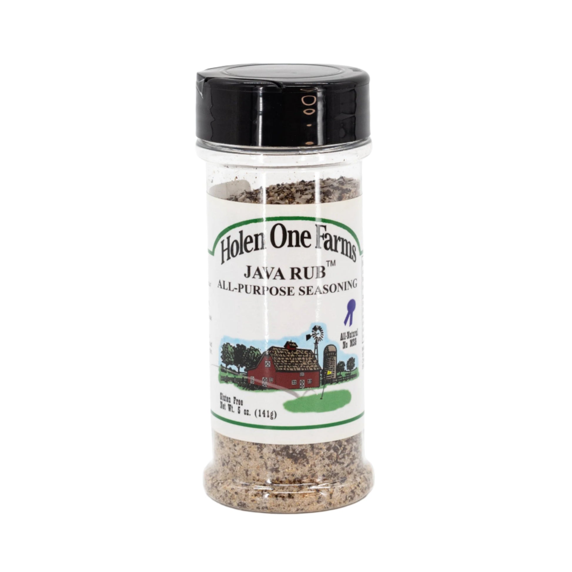 Assorted barbecue marinade, sauce, and seasoning set from Holen One Farms, displayed in a colorful food bundle.