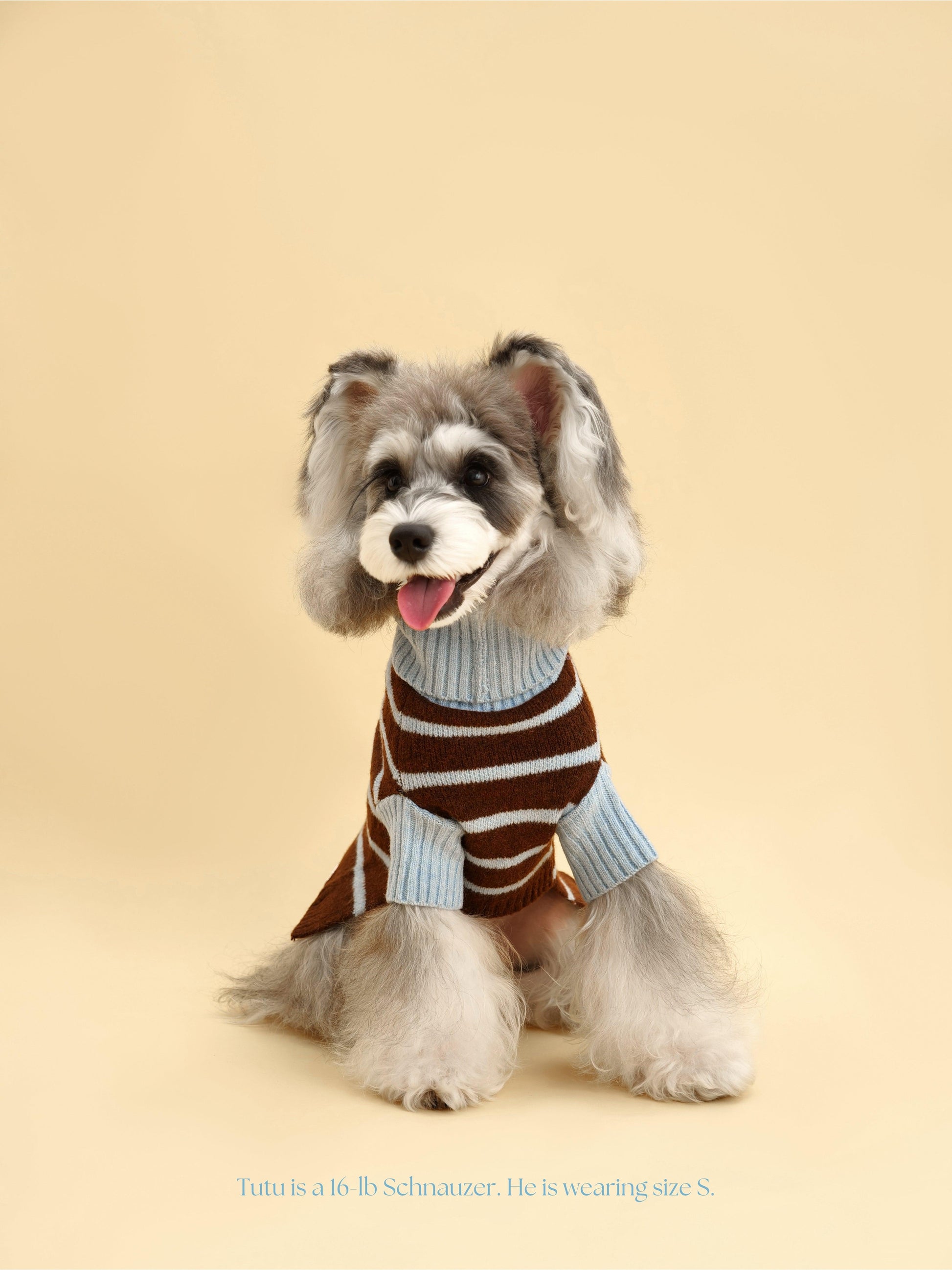 Bluebell Stripes Sweater by BarkBarkBaby, featuring cozy knit fabric with blue and white stripe pattern for babies.