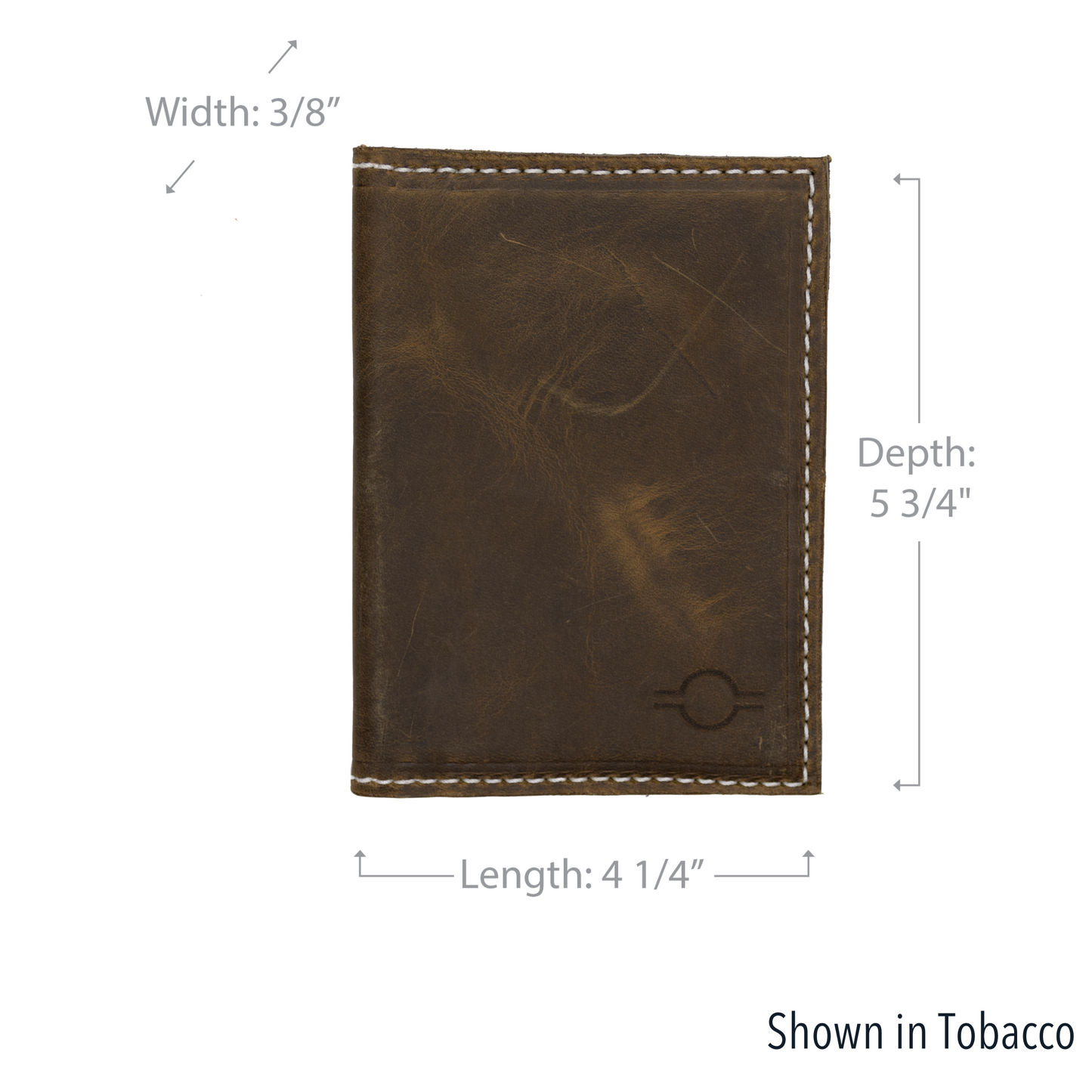 Navy passport wallet by Rebekah Scott Designs with multiple card slots and a secure fold-over design.