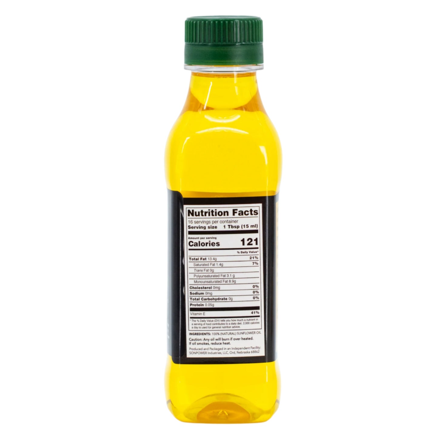 Two 8 oz bottles of Simply Sunflower sunflower oil, non-GMO, gluten-free, nut-free, vegan food multipacks by BuyNebraska.com.