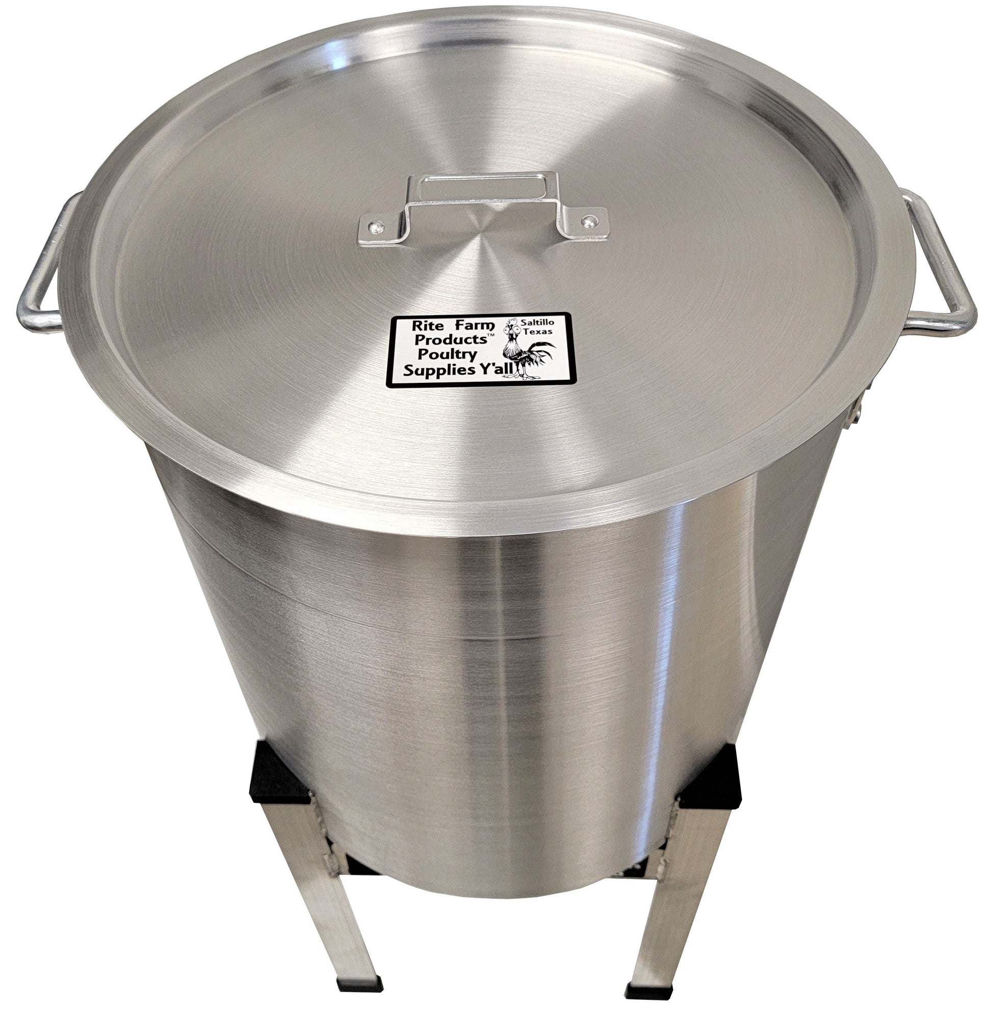 15-gallon 240V 3,000-watt poultry scalder for chickens, ducks, geese, and pheasants, made in the USA.