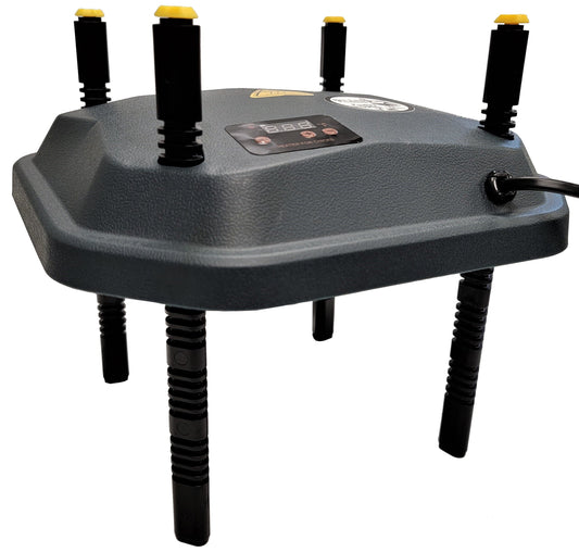 Digital 10x10 inch chick brooder heating plate with adjustable temperature, ideal for chickens, ducks, geese, and pheasants.