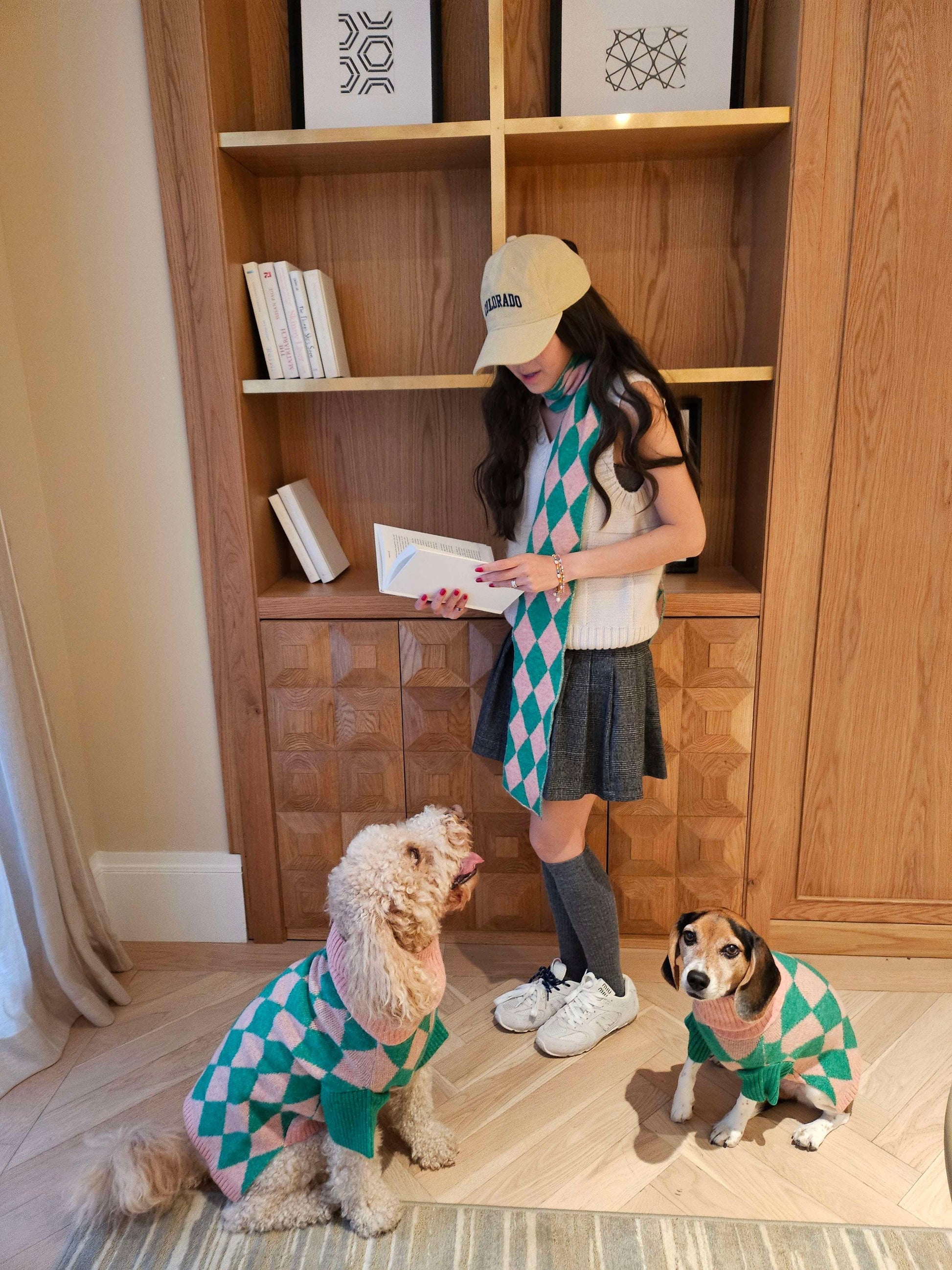 BarkBarkBaby Sunday Brunch in Brooklyn sweater featuring a cozy knit fabric and colorful brunch-themed design for kids.