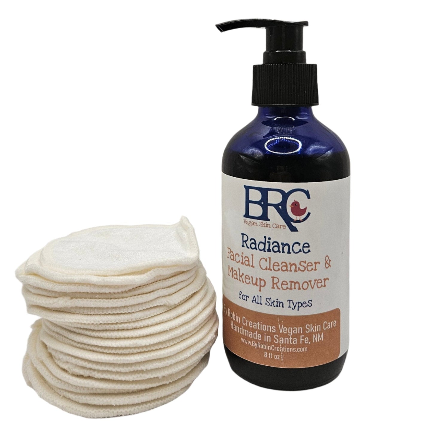 Radiance Facial Cleanser & Makeup Remover Pads for All Skin Types