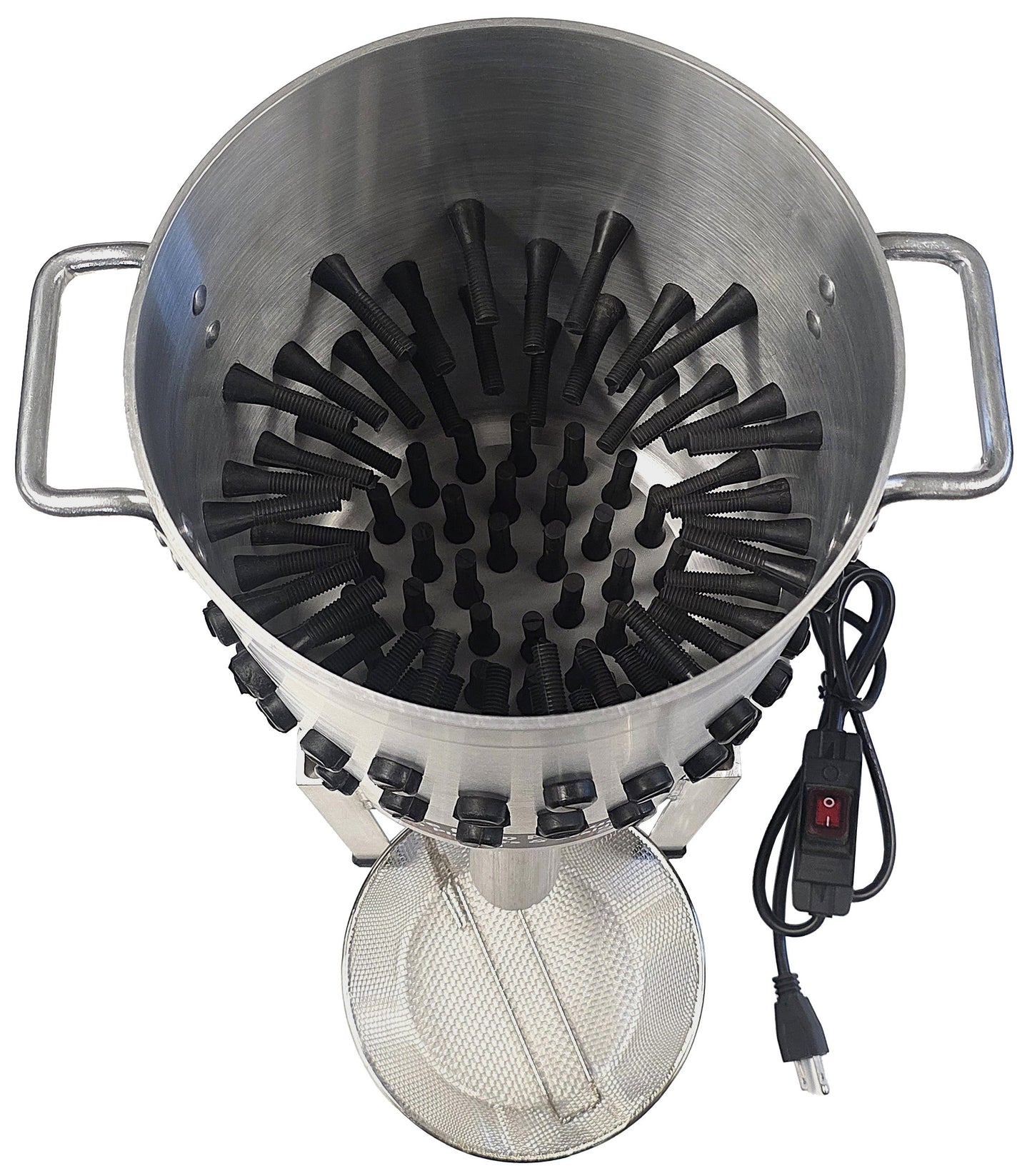Pro USA Quail Feather Picker from Rite Farm Products, used for plucking feathers on small birds like quail, pigeons, and doves.