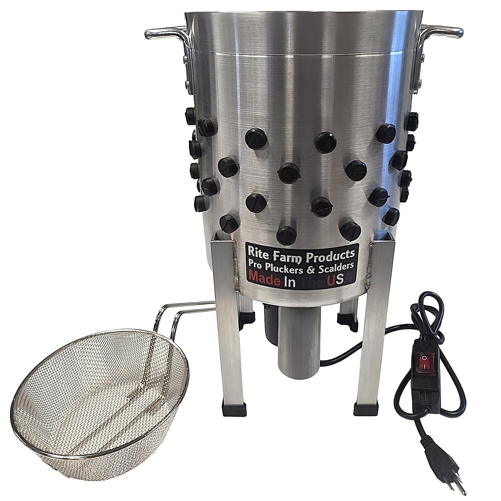 Pro USA Quail Feather Picker from Rite Farm Products, small bird plucker for quail, pigeon, and dove feather removal.