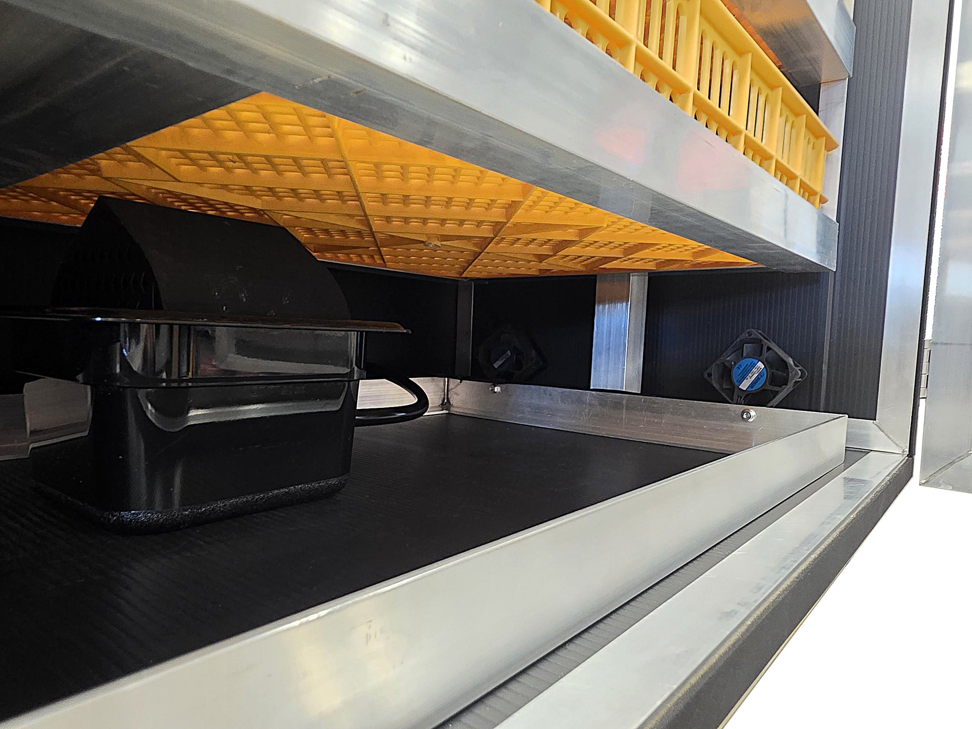 Coopsnmore.com PRO1056 USA-made cabinet incubator and egg hatcher for chicken, duck, goose, and pheasant eggs, with digital controls and vents.