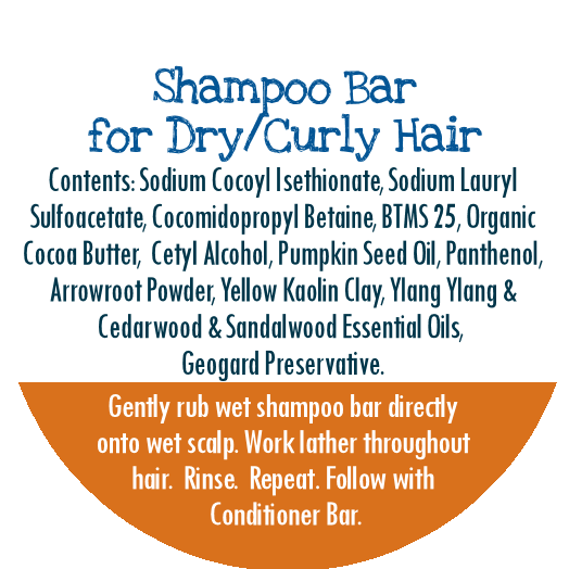 Moisturizing Shampoo Bar for Dry/Curly Hair