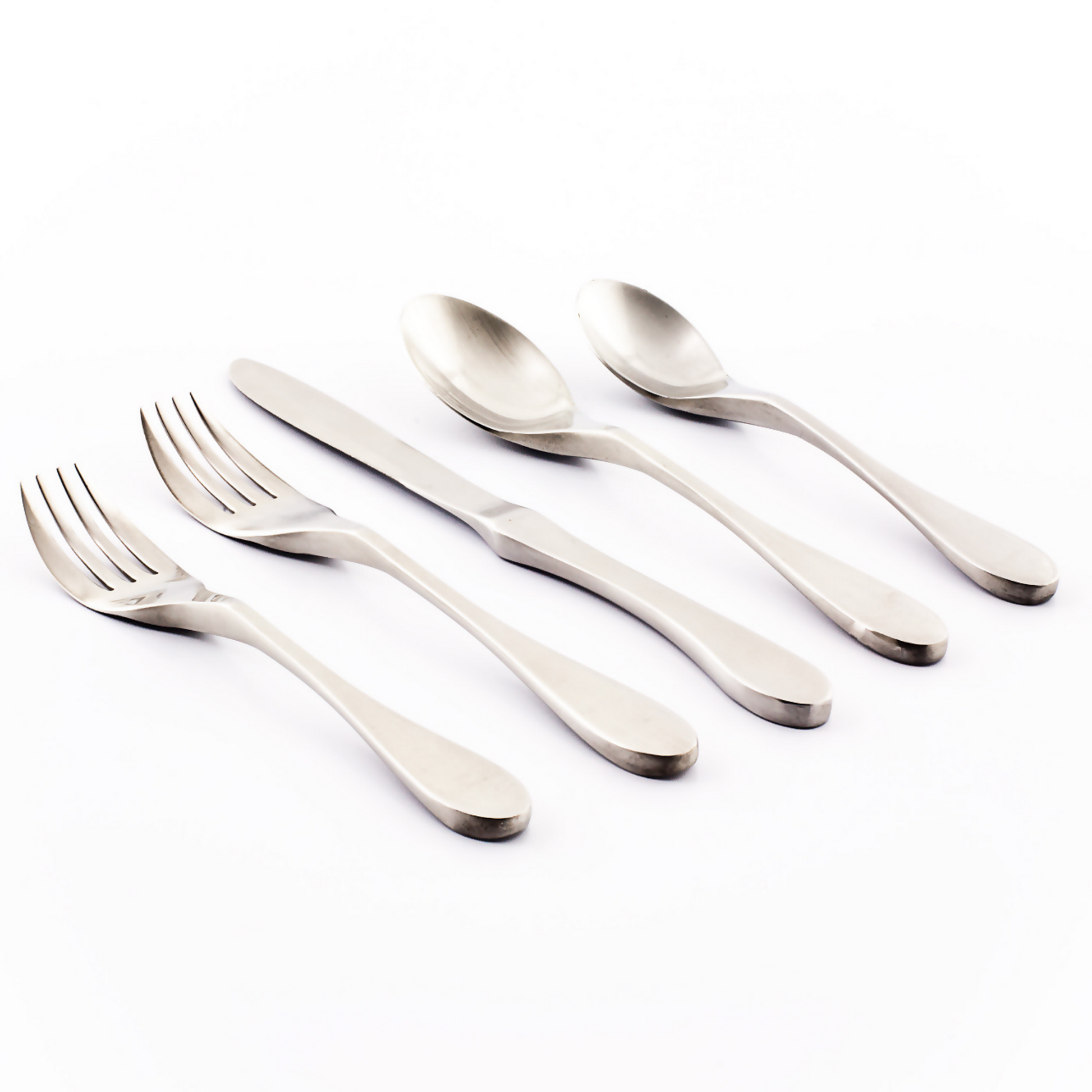 Knork Original 20-piece flatware set including forks, knives, spoons for four people, stainless steel service for dining.