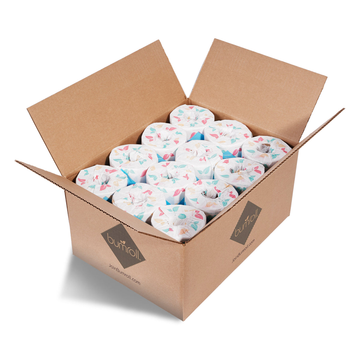 Join Bumroll bamboo toilet paper and paper towels, showcasing soft rolls made in the USA with eco-friendly, plant-based materials.