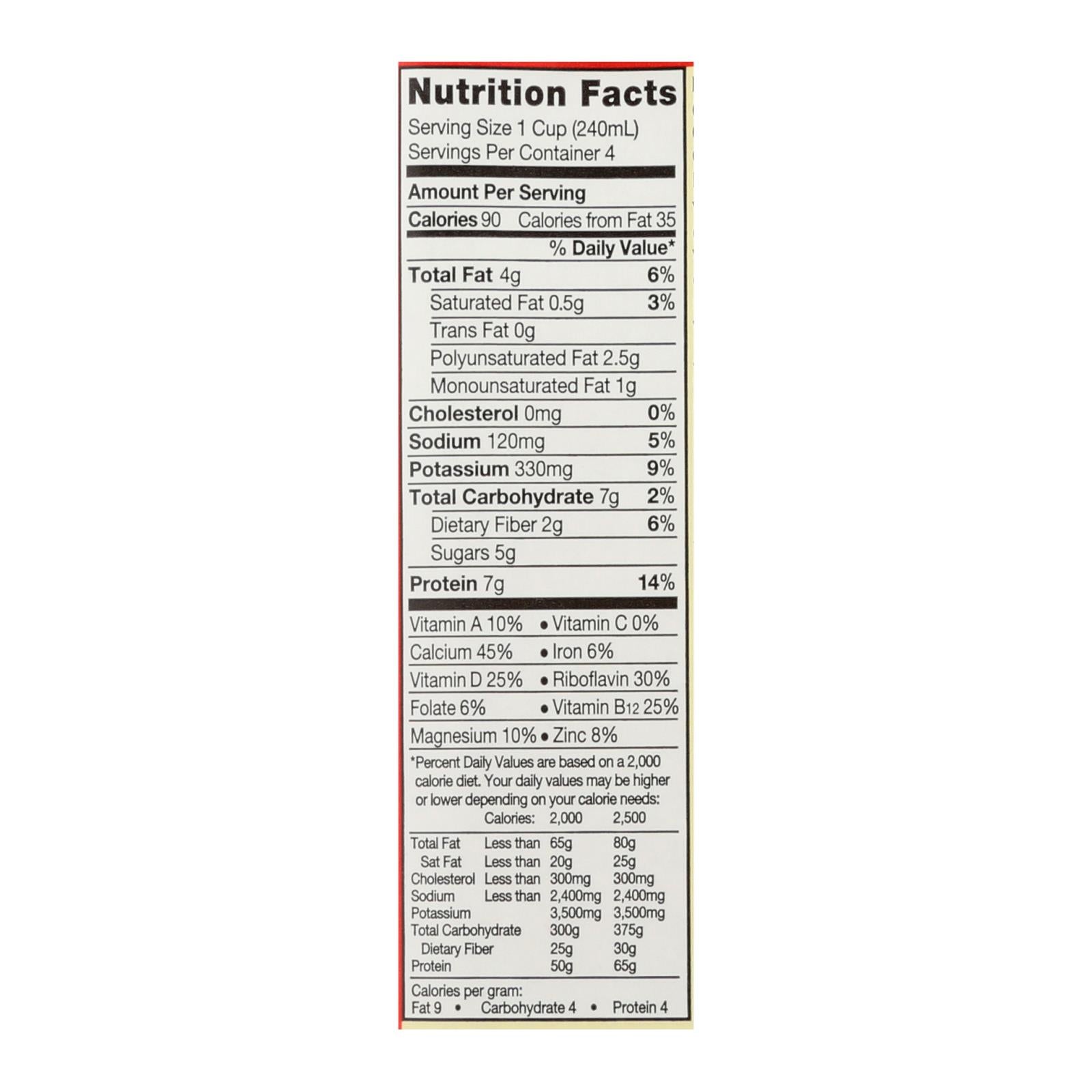 Six 32 Fl. Oz. bottles of Cozy Farm Silk Soymilk in original flavor, dairy-free plant-based beverage, shown in a pack.