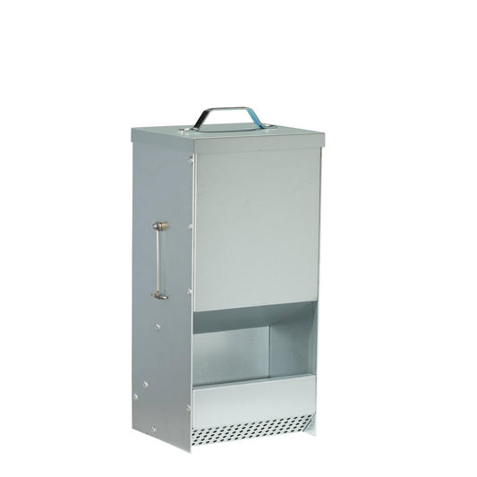 RAC Paws 5 Pound Metal Trough Feeder for Rabbits, Guinea Pigs, Ferrets, and Other Small Animals