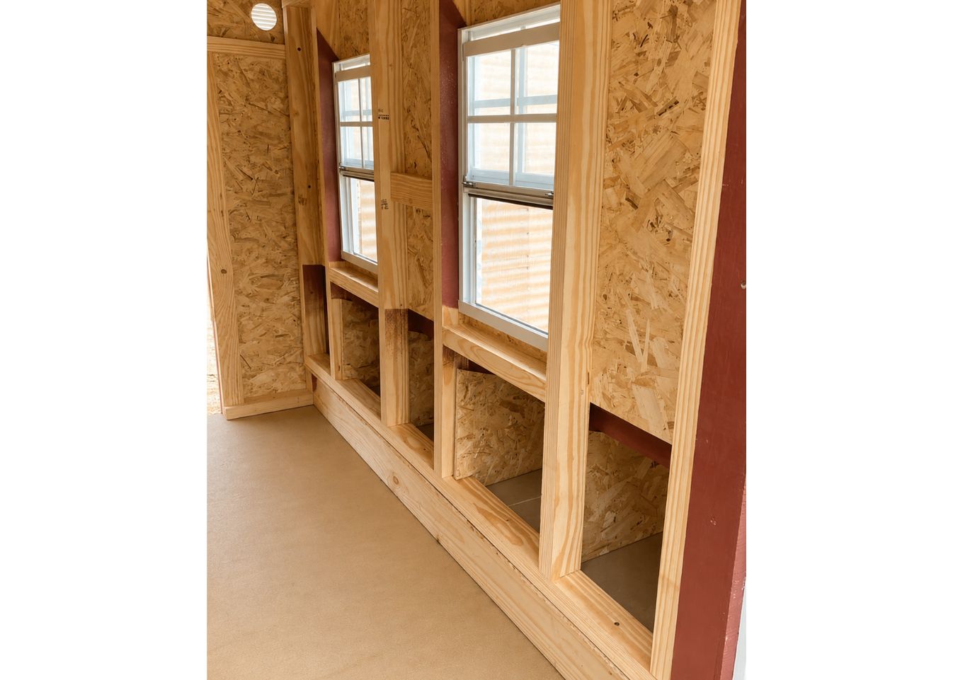 Large OverEZ Chicken Coop designed for up to 15 chickens, featuring a spacious outdoor enclosure and sturdy wooden construction.
