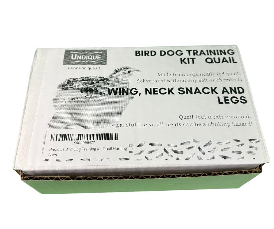 Quail Wing Dog Training Kit with nutritious treats and quail wings from Quailz.com, designed for effective training sessions for dogs.