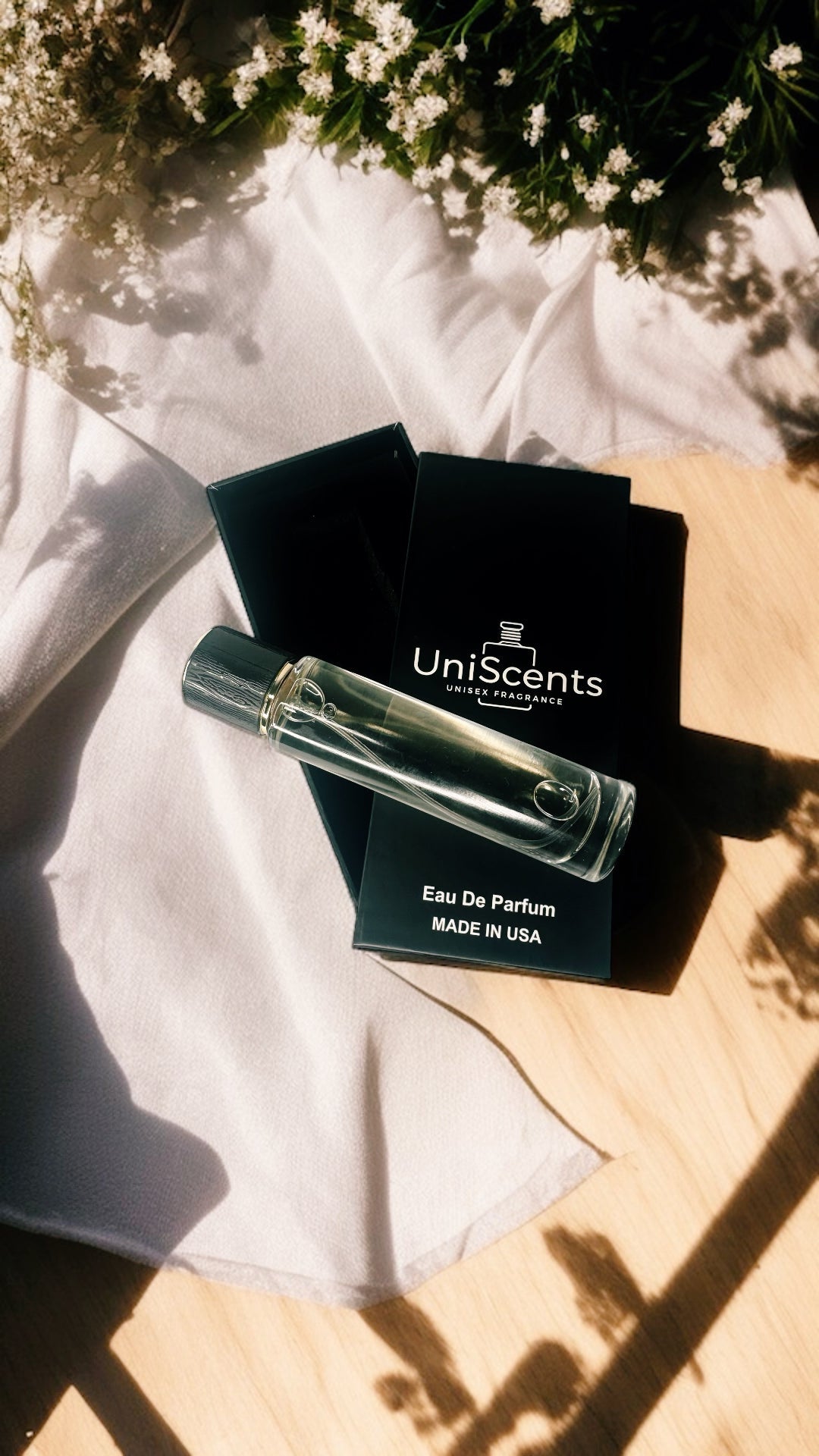 VIRAL Hair Perfume by Moon Water Apothecary in a 1 fl oz bottle, featuring a long-lasting floral and citrus scent for hair care.