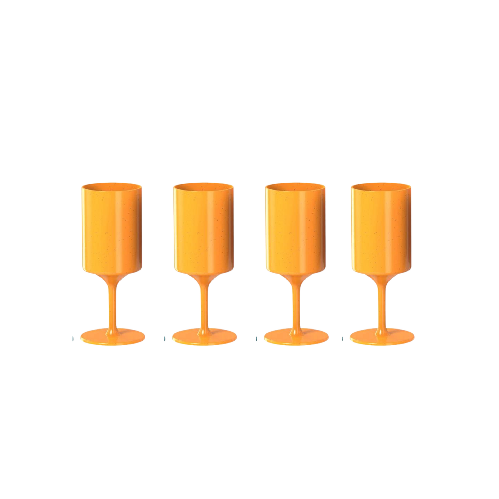 Knork Eco Party Cup set of four outdoor wine glasses, lightweight and reusable for outdoor events and parties.