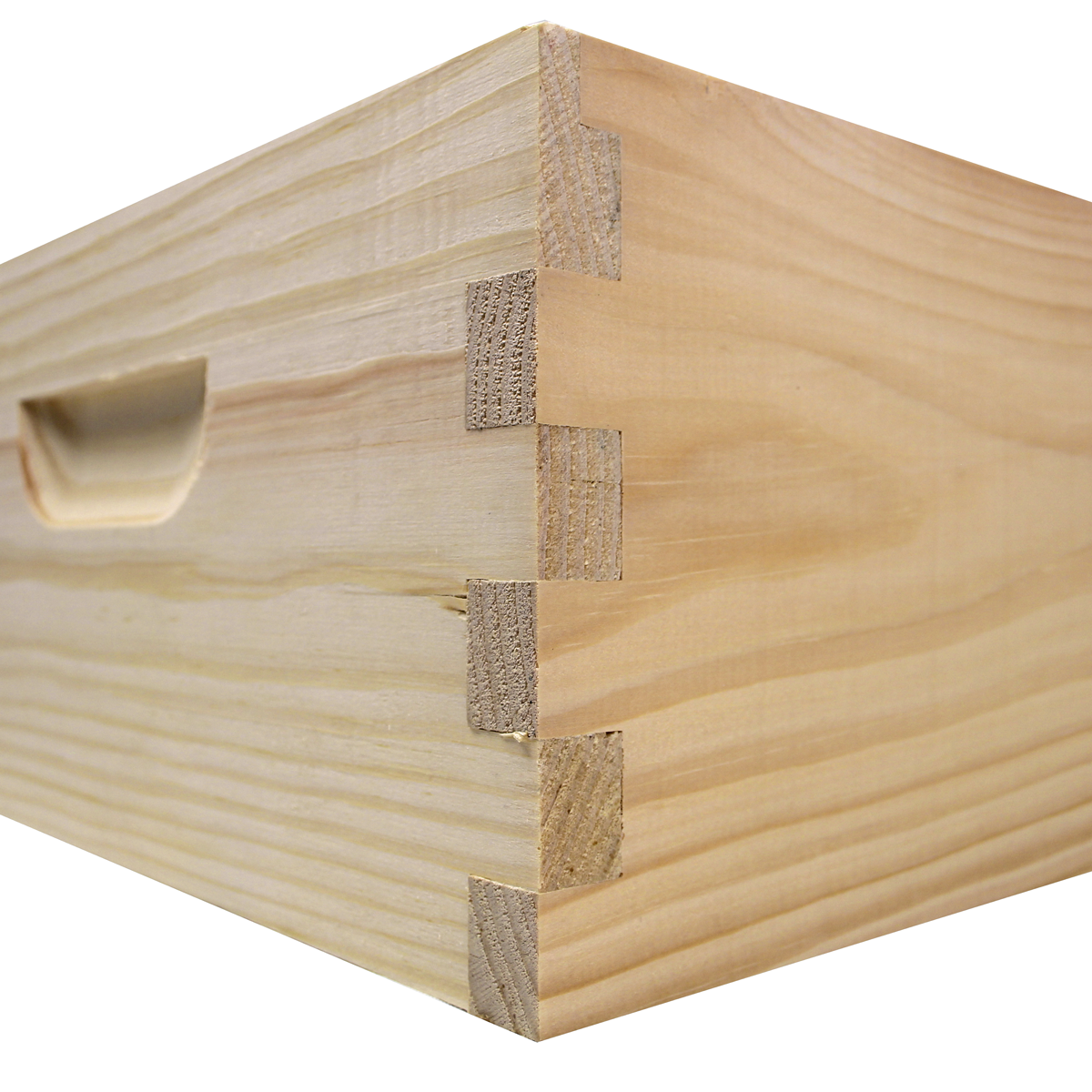 Galena Farms 8-frame complete beehive kit with painted medium and deep boxes, fully assembled, with frames and wax-coated foundations