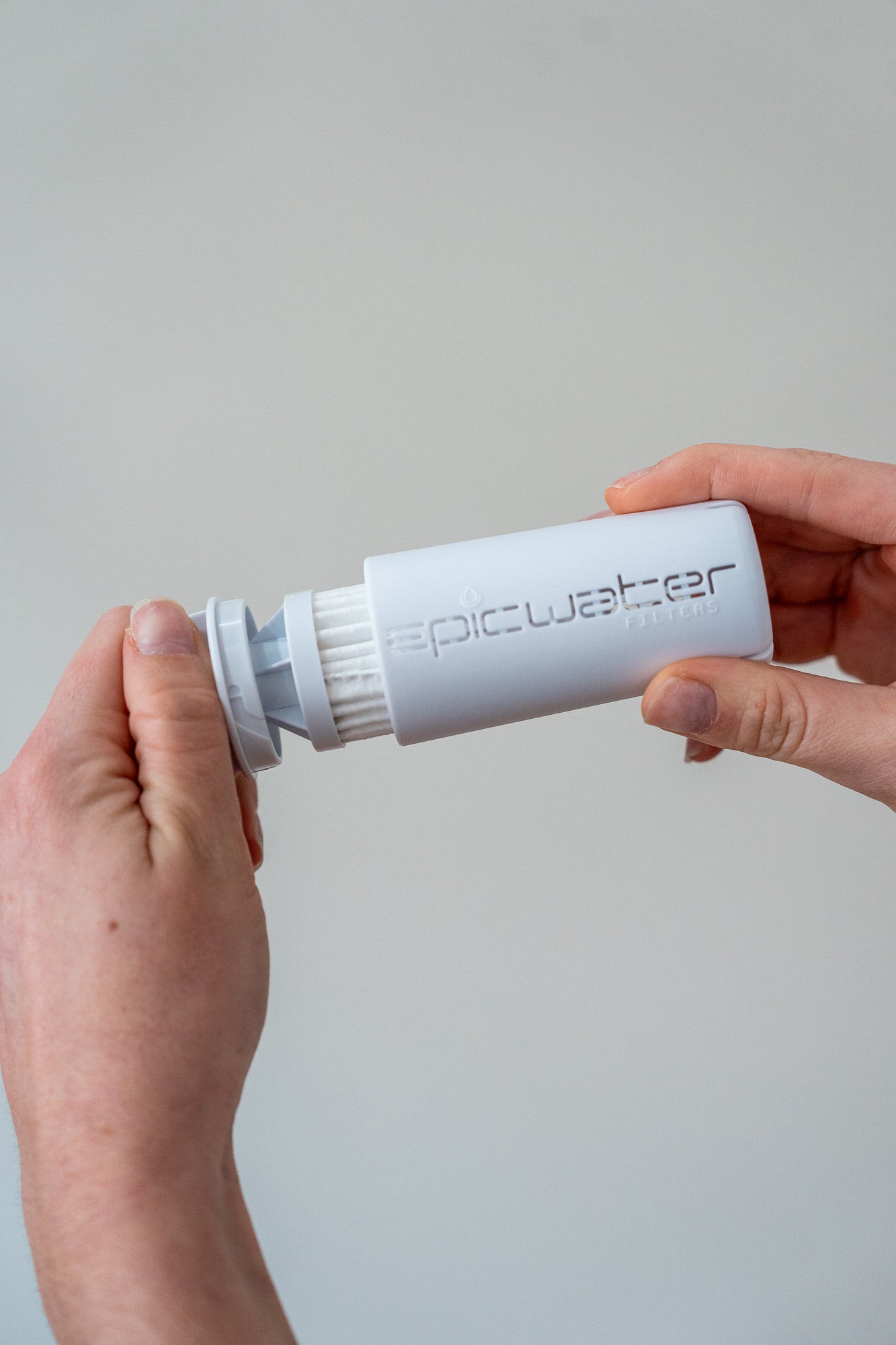 Epic Water Filters USA Everywhere Bottle Filter with casing for clean, filtered drinking water on the go.