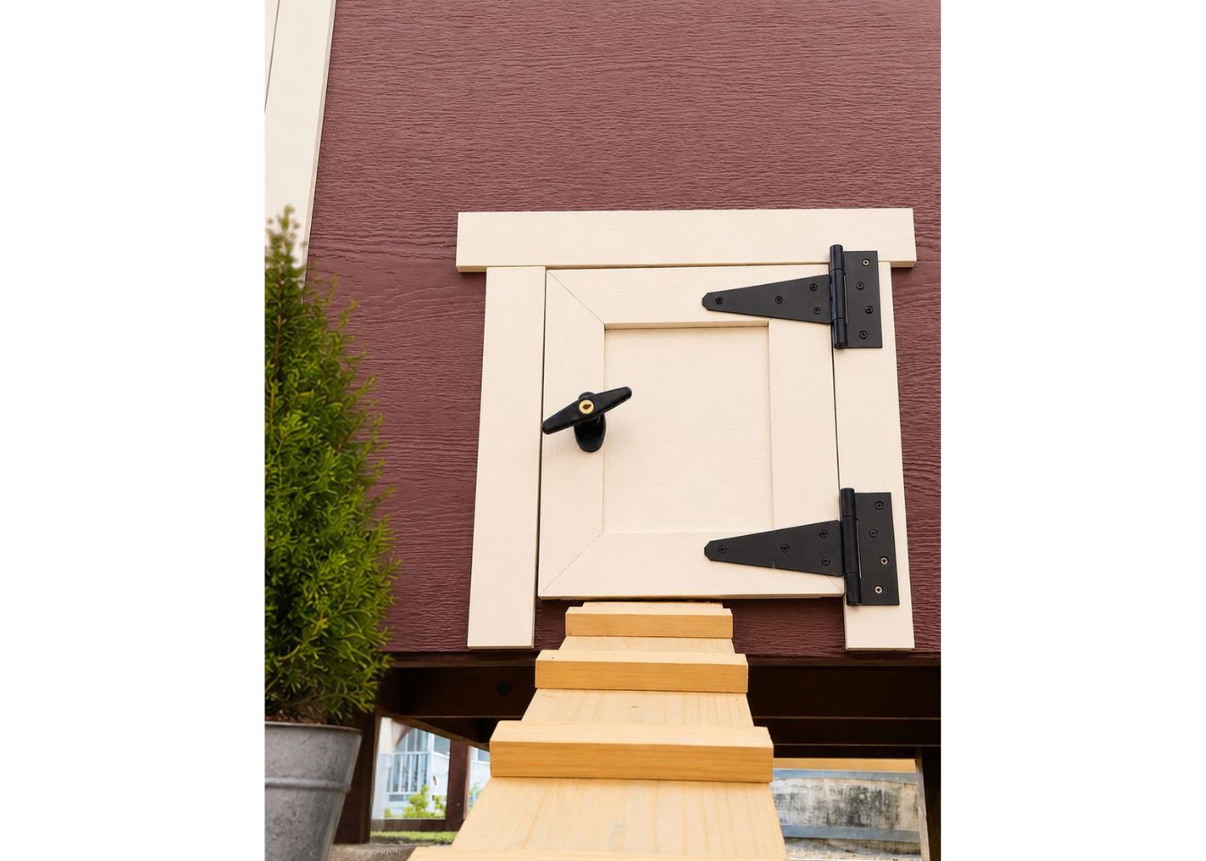 OverEZ large chicken coop designed for up to 15 chickens, with spacious outdoor run and secure nesting areas.