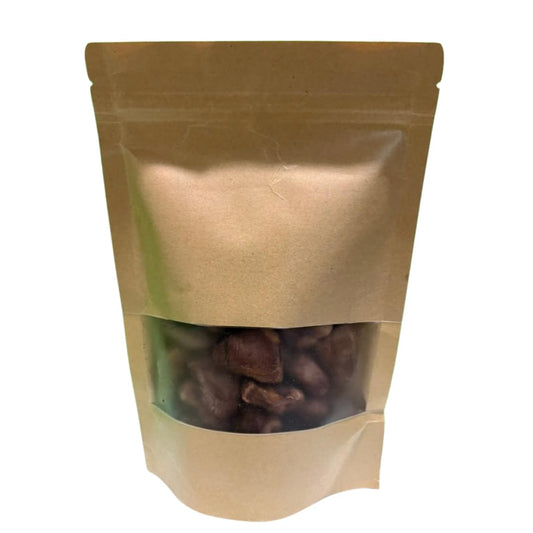 Freeze-dried duck hearts dog treat from Quailz.com, single ingredient, USA-made, 3 oz packaging, suitable for cats and dogs.