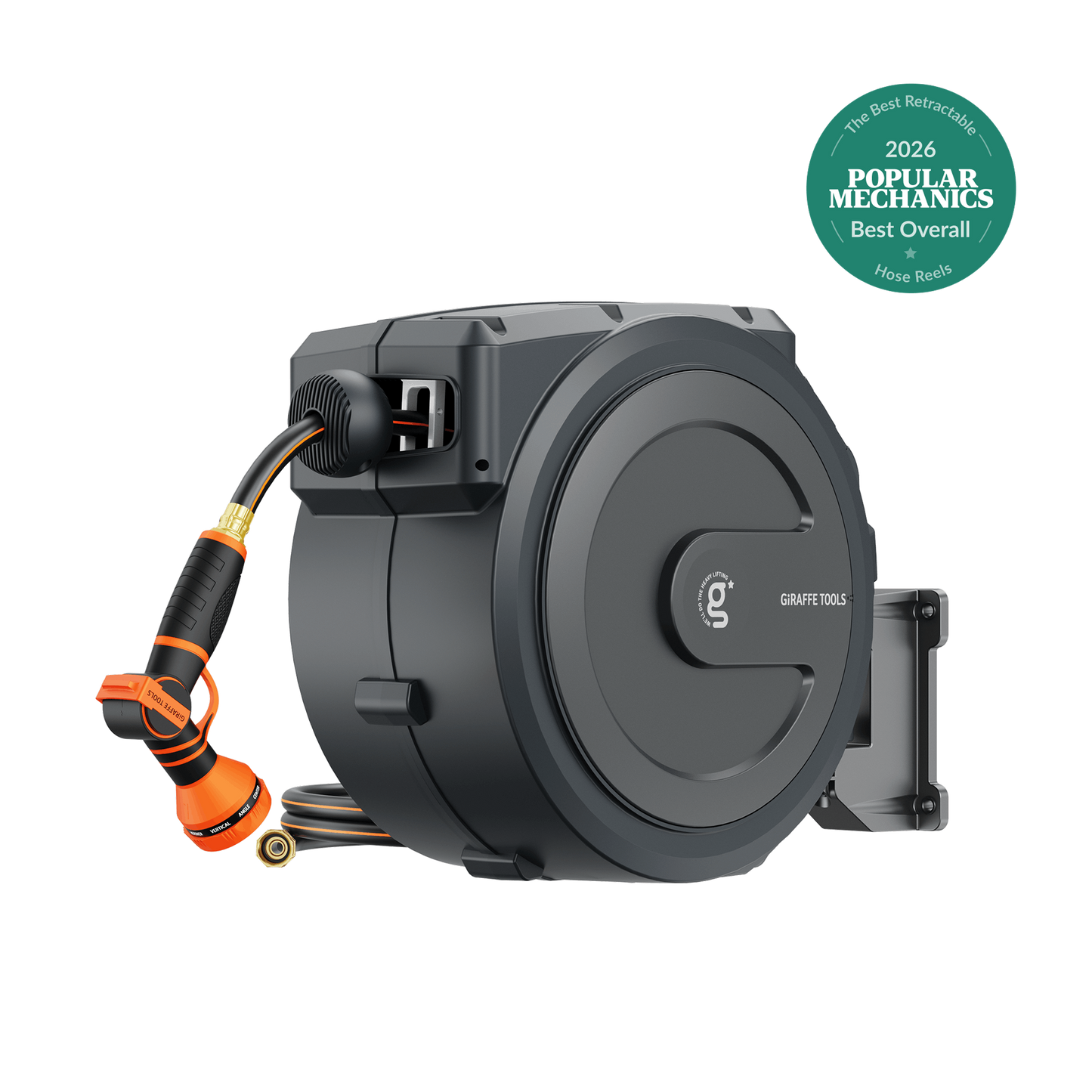 Retractable Garden Hose Reel 62ft-155ft