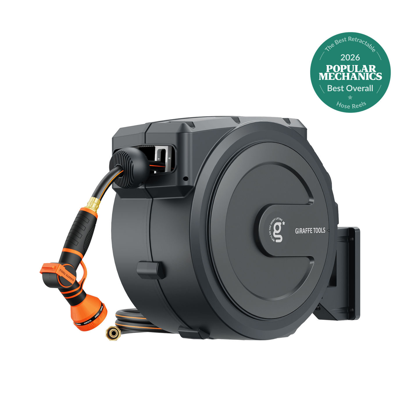 Retractable Garden Hose Reel 62ft-155ft