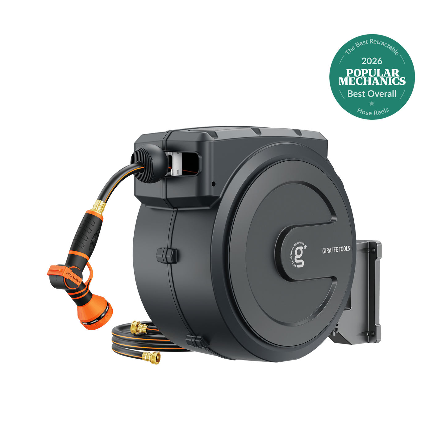 Retractable Garden Hose Reel 62ft-155ft