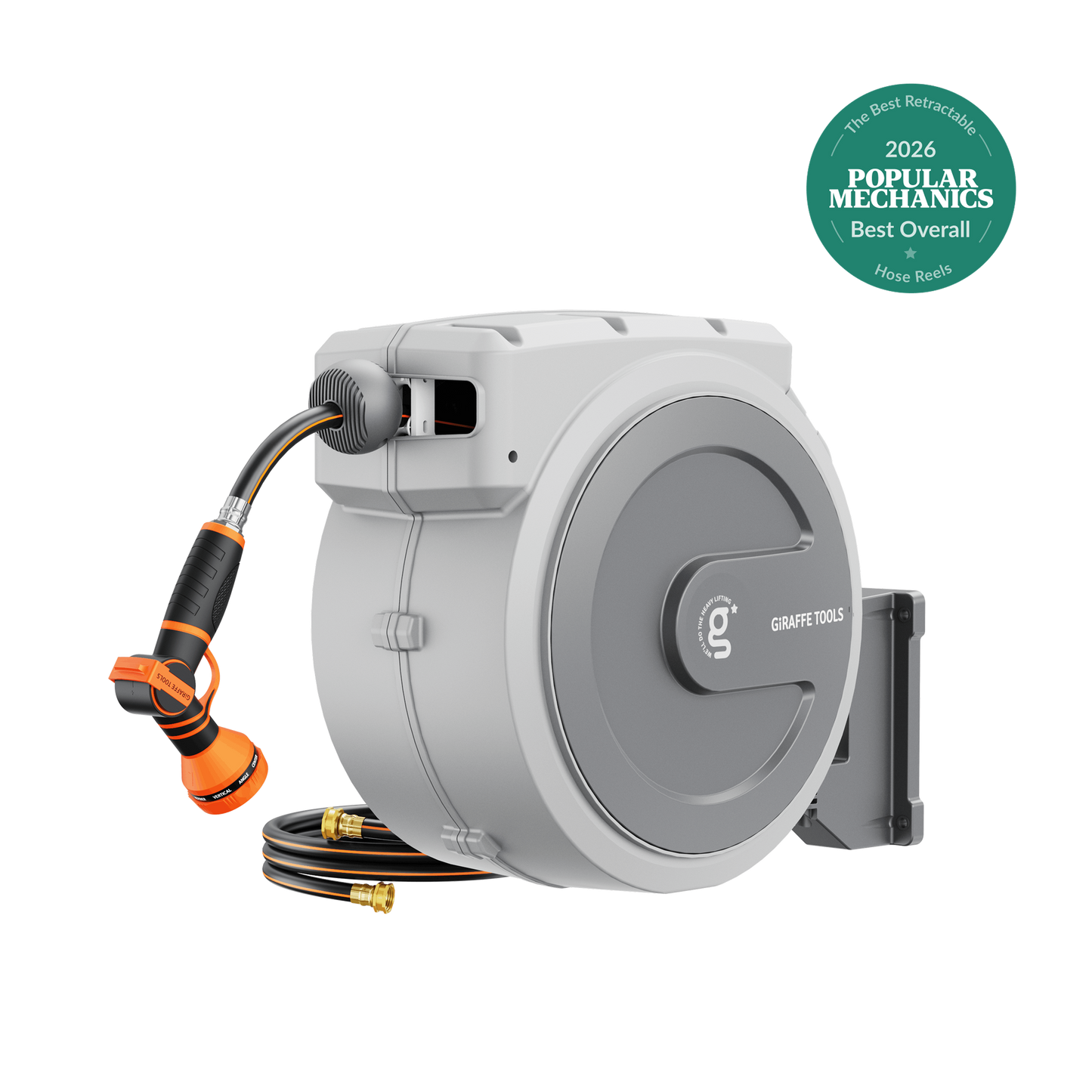 Retractable Garden Hose Reel 62ft-155ft