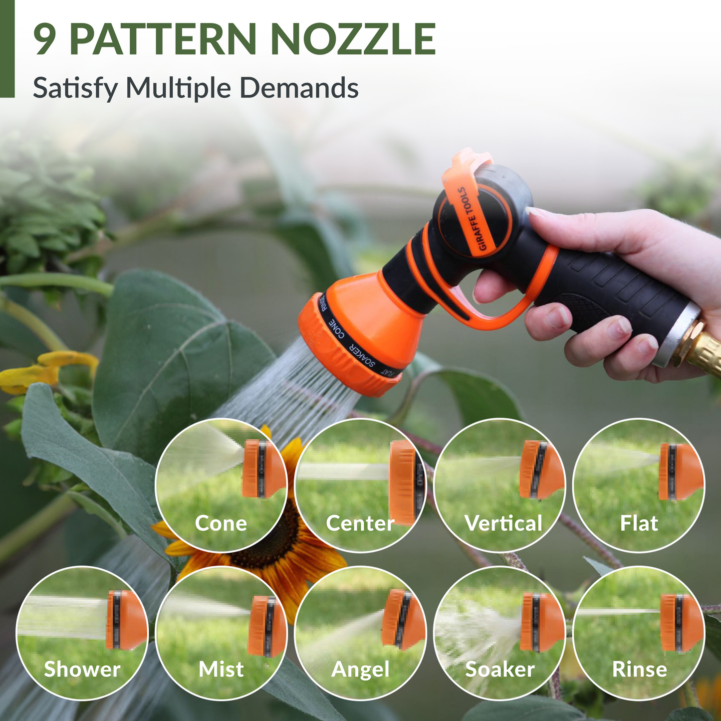 Retractable Garden Hose Reel 62ft-155ft