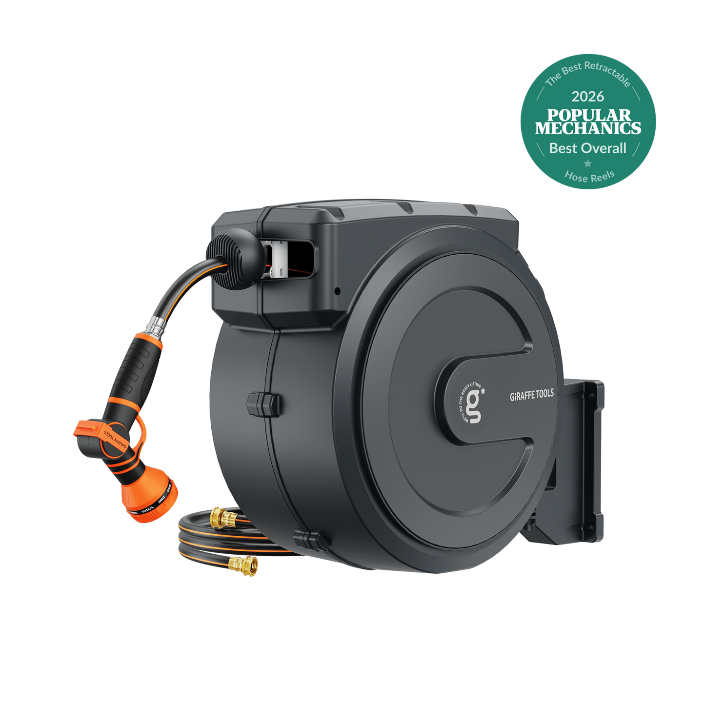 Retractable Garden Hose Reel 62ft-155ft