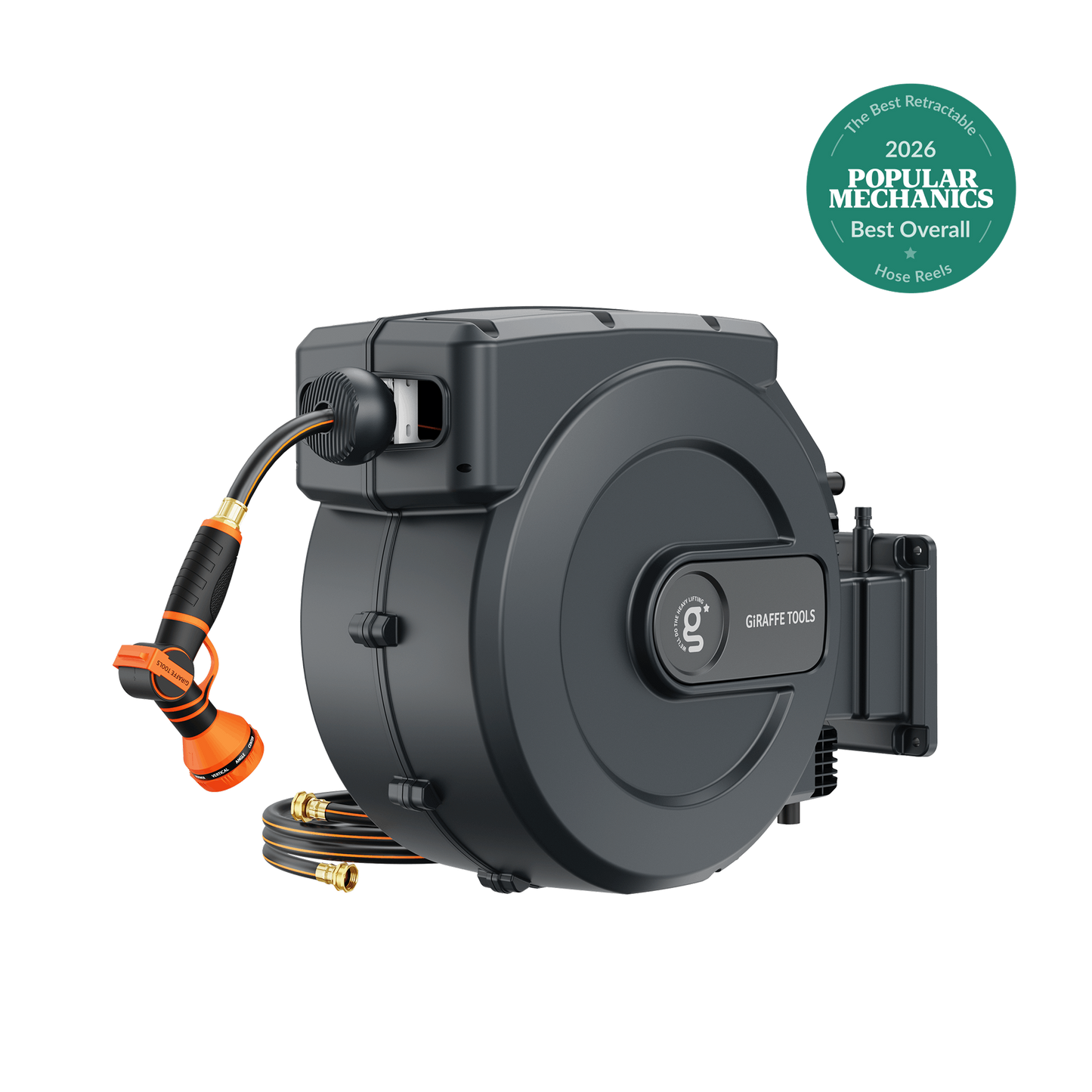 Retractable Garden Hose Reel 62ft-155ft