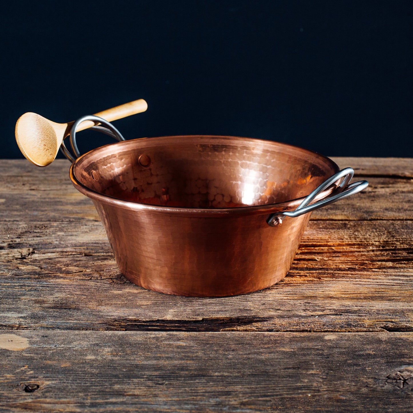 Sertodo Permian Copper Jam Pans with square shape and copper finish, ideal for cooking and jam-making.