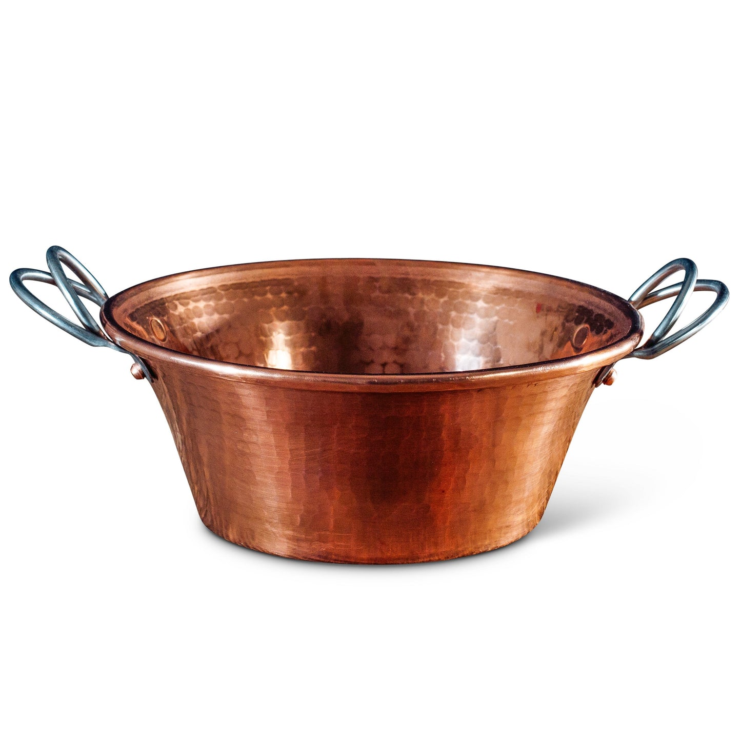 Sertodo Permian Copper Jam Pans, pots and pans set with copper finish, shown in a white square image.