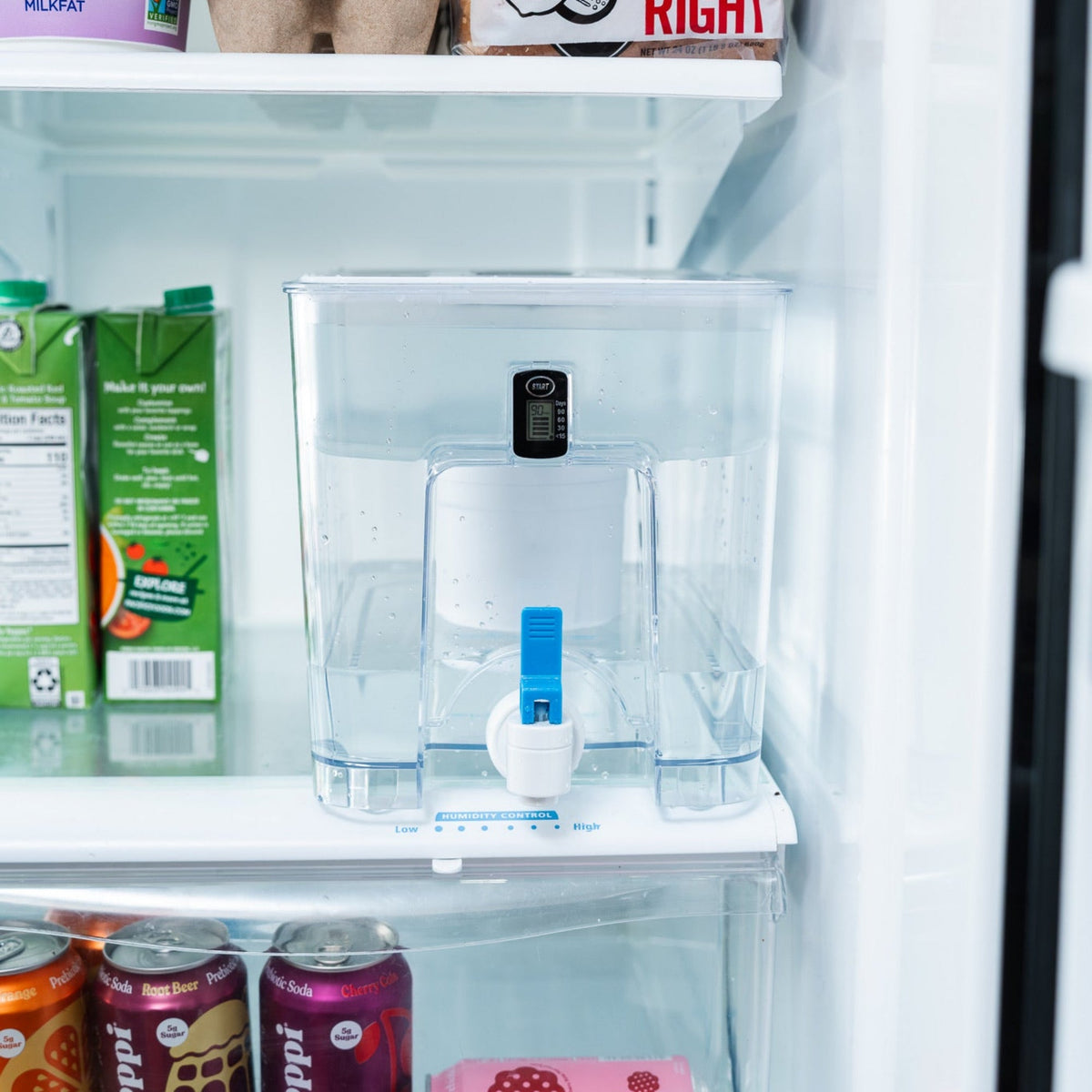 Epic Water Filters Pure XP Dispenser in red for reducing fluoride and PFAS in drinking water.