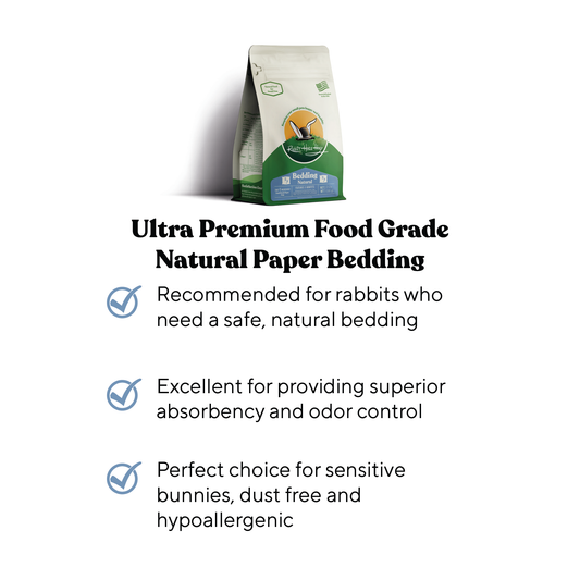 Natural bedding from Rabbit Hole Hay, premium food-grade hay bedding for small animals, showing its soft, clean, and comfortable texture.